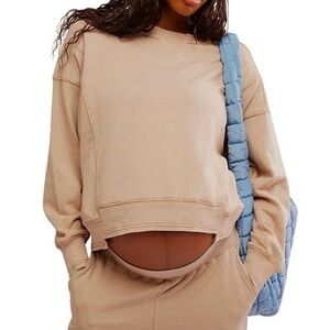 Free People Movement x Hatch Intercept Maternity Pullover Size L NWT